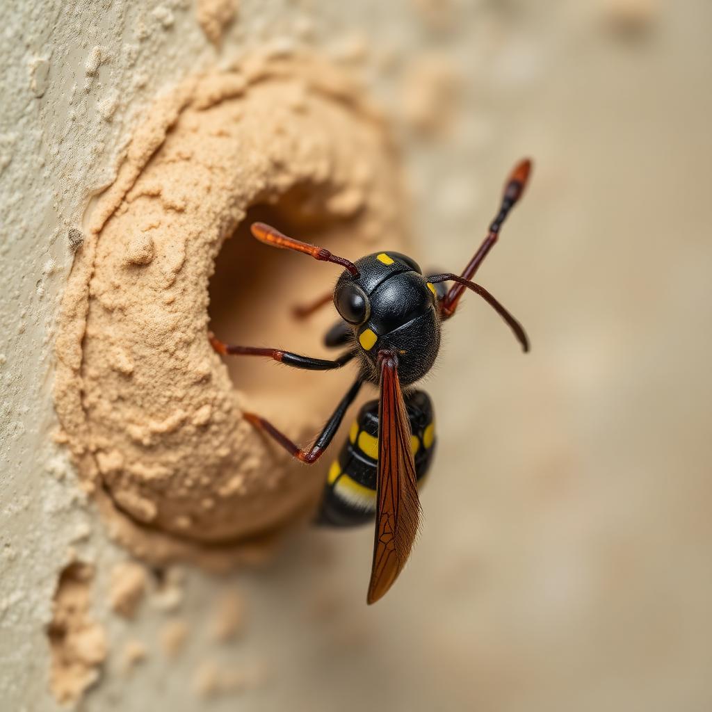 Black & Yellow Mud Dauber (Sceliphron caementarium)